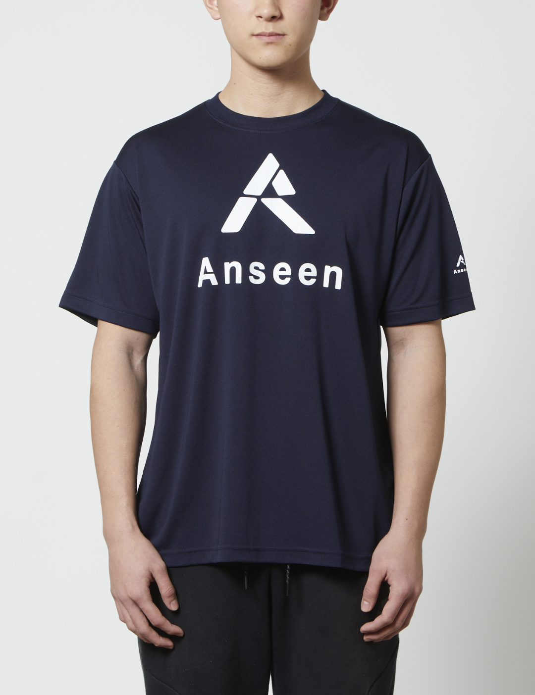 Anseen|Tシャツ(ネイビー)